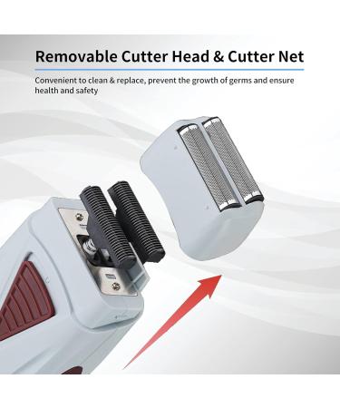 Rechargeable Men s Electric Hair Clipper - Cordless Beard Trimmer & Foil Shaver for Quick Hair Cutting (White) | Buy Now - Buy Online on SooperMarket.com