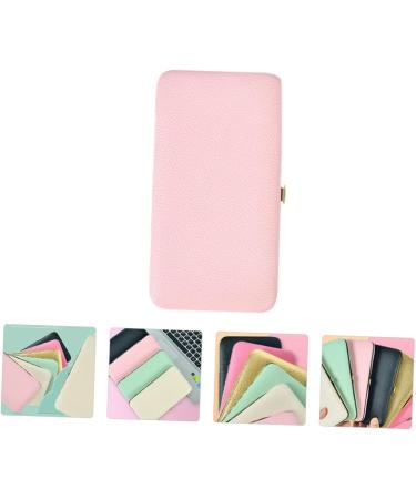 Beavorty Tweezers Storage Box for Eyelash Extensions - Set of 3 Pink Leather Holders | Durable & Convenient 18x9.8cm - Buy Online on SooperMarket.com
