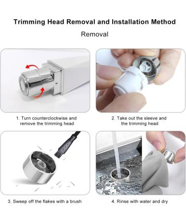 Portable Hair Remover | Rechargeable Battery | Efficient Trimming for Face Nose & Eyebrows | Shop Internationally - Buy Online on SooperMarket.com