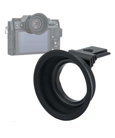 Kiwifotos KE-XT20 Large Soft Silicon Camera Eye Cup Eyepiece for Fuji X-T30 X-T20 X-T10, XT30 Eyecup Eye Piece, Hot Shot Eyecup Viewfinder, Eyeglass Users, Compatible with Fujfilm X-T30 X-T20 X-T10 Eyecup for Fuji X-T10 X-T20 X-T30