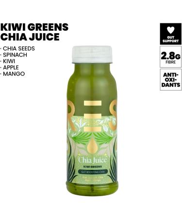 PRESS Healthfoods Kiwi Greens Chia Juice 250ml - Raw Cold Pressed Juice with Apple, Mango, Spinach, Kiwi, and Chia Seeds - Buy Online on SooperMarket.com