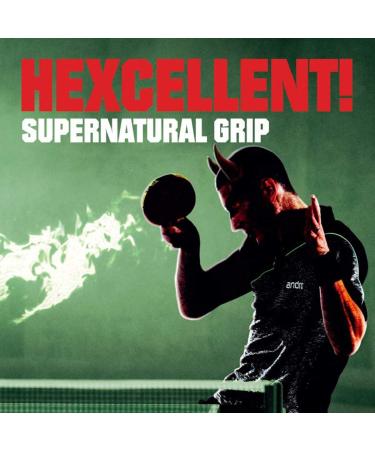 Andro Belage Hexer Grip SFX Red 1.9 mm - Premium Table Tennis Rubber for Enhanced Spin & Control | International Shipping Available - Buy Online on SooperMarket.com