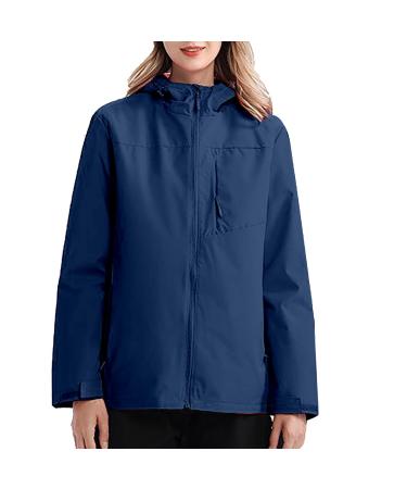 Halloween sweater women's spring and autumn-Dnne outdoor mountain cladding quick drying breathable windproof single-layer coat casual hardshell jacket winter sales xxl dark blue