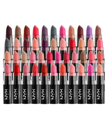 NYX Matte Lipstick in Siren - Deep Violet Shade | Long-Lasting Formula - Buy Online on SooperMarket.com