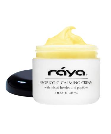 Raya Probiotic Calming Cream (309) | Moisturizing Anti-Aging and Calming Face Cream for Sensitive Irritated and Mature Skin | Soothes Over-Reactive Skin and Helps Reduce Fine Lines and Wrinkles