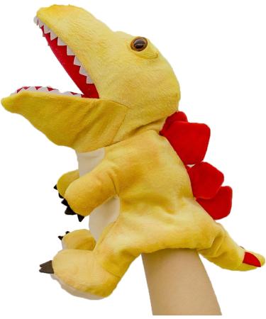 Lilizzhoumax Simulation Stegosaurus Hand Puppet Plush Toy - Interactive Dinosaur Role-Playing Toy for Kids - Buy Online on SooperMarket.com