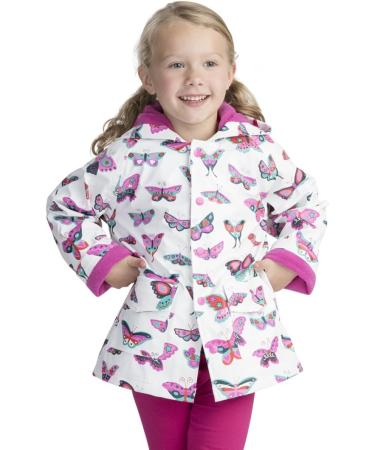 Hatley Girls' Groovy Butterflies Raincoat - Size 10 Years | Waterproof Kids Rain Jacket - Buy Online on SooperMarket.com