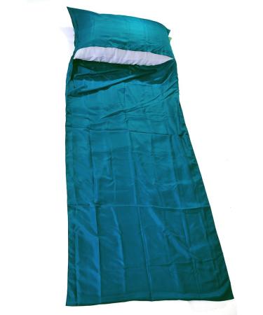 Marycrafts 100% Pure Mulberry Silk Single Sleeping Bag Liner Travel Sheet 83"x33"