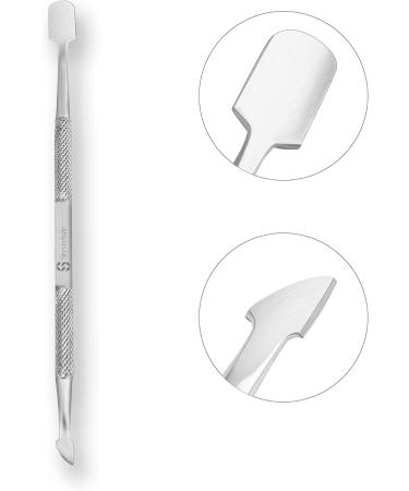 Cuticle Remover Tool Set Stainless Steel Professional Cuticle Nipper and Pusher Nail Care Manicure Pedicure (Cuticle Nipper + Cuticle Pusher) - Buy Online on SooperMarket.com