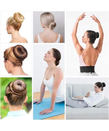 Magic Hair Bun Maker Fast & Easy Donut Bun Maker DIY French Twist Bun Shaper for Girls Women (Blonde Light Brown Brown) - Buy Online on SooperMarket.com