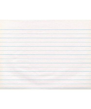 Pacon 2621 Alternate Dotted Ruled Newsprint Paper, 1-Inch Rule, 11 X 8-1/2, White, 500 Shts/Pk