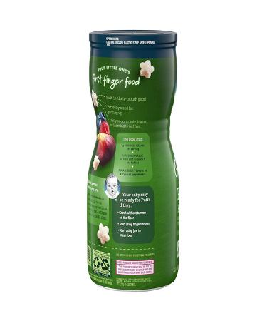 Gerber Organic Puffs Fig Berry 8+ Months - 1.48 oz (42 g) | Healthy Baby Snacks - Buy Online on SooperMarket.com