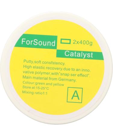2pc Ear Impression Putty Custom Safe Silicone Mild Soft High Elastic Ear Molding Putty Material with Spoons Fast Setting High Elasticity - Buy Online on SooperMarket.com