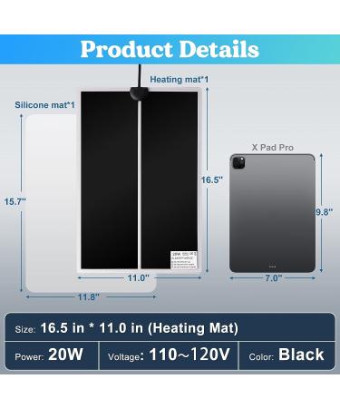 LET'S RESIN Resin Heating Mat for Fast Curing | Lightweight Epoxy Resin Dryer Mat - Buy Online on SooperMarket.com