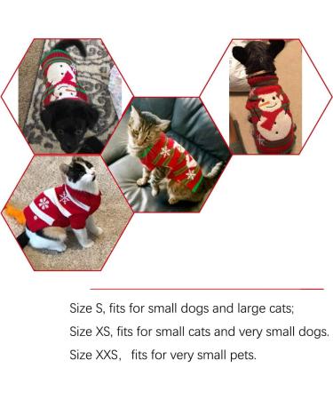 DELIFUR Dog Snowman Holiday Sweater - Christmas New Year Pet Clothes - Buy Online on SooperMarket.com