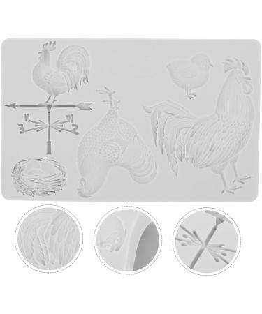 STOBOK Cock Mold Silicone Molds Candies Chocolates Candy Chocolate Making Mold Tools Handmade Rooster Craft Supple Fondant Molds DIY Baking Mould DIY Chocolate Fudge Aldult Silica Gel - Buy Online on SooperMarket.com