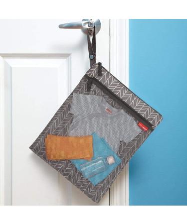 Skip Hop Grab and Go Wet/Dry Bag - Grey Feather | Waterproof Organizer Bag - Buy Online on SooperMarket.com