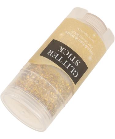 Gold Body Glitter Stick - Holographic Sparkling Face Makeup for Festivals & Parties - Easy Clean Adhesive Sequin Glitter - Buy Online on SooperMarket.com
