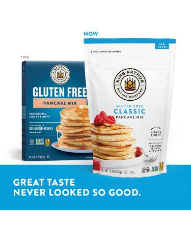 King Arthur Gluten-Free Pancake Mix | Non-GMO  Kosher - 15oz - Buy Online on SooperMarket.com