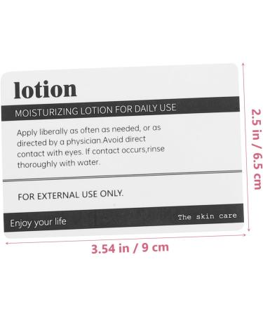 KICHOUSE 8 Sheets Bathroom Bath Tags Conditioner Labels Skincare Toiletries Sticker Shampoo Water Proof - Buy Online on SooperMarket.com