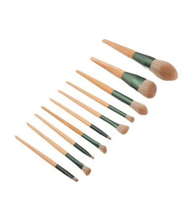 10-Piece Synthetic Eye Shadow & Concealer Brush Set with Storage Bag - Perfect for Beginners | International Shipping Available - Buy Online on SooperMarket.com