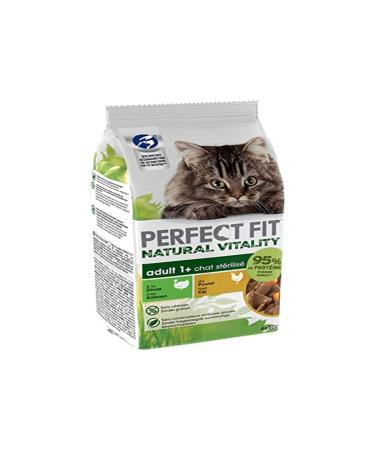 Natural vitality - 72 fresh bag of 50 g (12 packs with 6 bags each) - for adult cats sterilized with chicken & turkey - wet feed made of natural ingredients chicken & turkey 300 g (12 pack)