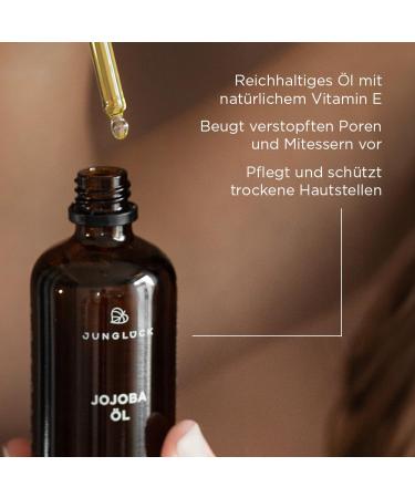 JUNGL CK Jojoba Oil | 100% Cold-Pressed Organic | Nourishing Oil for Skin & Hair | International Shipping Available - Buy Online on SooperMarket.com