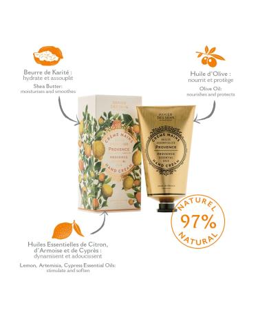 Panier des Sens Provence Hand Cream with Shea Butter and Olive Oil - 2.6floz/75ml - Buy Online on SooperMarket.com