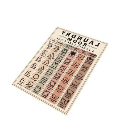 Laundry Care Guide Easy To Follow Instructions Magnets Laundry Symbols For Washing Machine Laundry Instruction Laundry Care