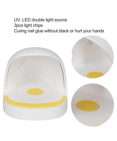 Buy 6W UV Nail Lamp - Mini Gel Curing Lamp with 360 Lighting USB Rechargeable LED Nail Polish Dryer - Buy Online on SooperMarket.com