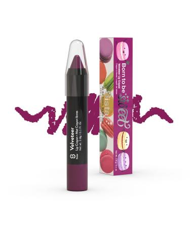 Sistar Born To Be Sweet Velveteer Lip Crayon Lip Color Longwear Chocolate Scented Dionysus