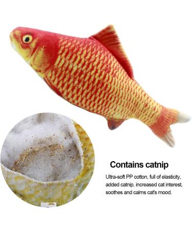 NATUCE 5PCS Catnip Fish Toys for Cat 20 cm Cat Toys Cat Fish Pillow Cat Catnip Toys Cat Chew Toys Pet Toy Cat Pillow Fish Toy Teeth Cleaning Interactive Plush Cat Toys for Cat Puppy dog A-20CM - Buy Online on SooperMarket.com