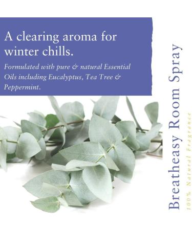 Absolute Aromas Breatheasy Room Spray 100ml - Tea Tree & Peppermint Essential Oil Blend - Buy Online on SooperMarket.com