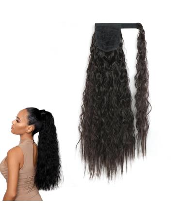 prinfantasy Highlights Ponytail Extension Ponytail Hair Extensions for Women Curly Wave Synthetic Clip in HairpieceLong Curly Wrap around Ponytail Extensions Synthetic Hairpiece GBMW051 GBMW051 22 inch