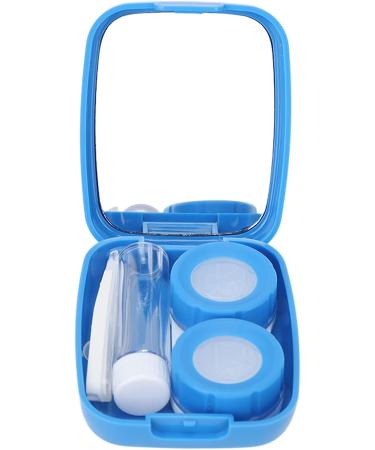 Contact Lens Case Kit Dustproof Waterproof Cute Little Duck Portable Plastic Material Contact Lens Box with Wearing Stick for Travel for Woman Blue - Buy Online on SooperMarket.com