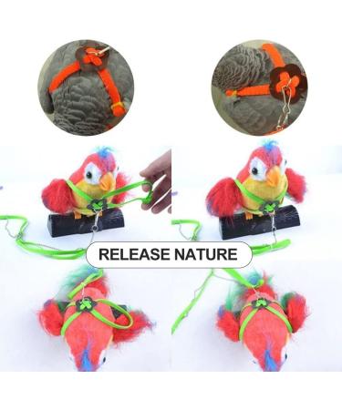 Adjustable Pet Parrot Bird Dishes & Anti-Bite Training Leash | Ideal for Outdoor Use - Buy Online on SooperMarket.com