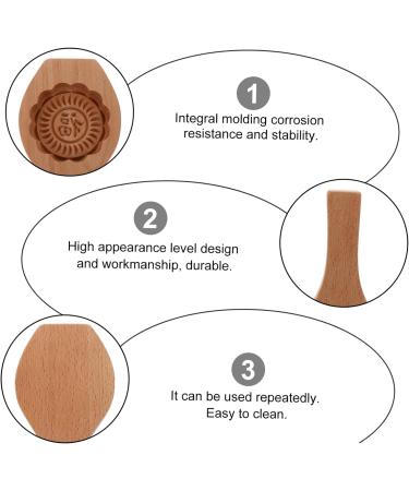 2pcs Supplies Mooncake Molds Pie Color Autumn Making Handmade Pastry for Pattern Bakery DIY Home Chinese Kitchen Chocolate Cooking Shape Lovely Bean Moon-Cake Pumpkin (Color : Wood Color Size : 22X 22X10.5CM Wood Color - Buy Online on SooperMarket.com