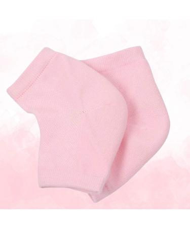 Exceart Silicone Gel Moisturizer Socks - Spa Treatment for Dry Feet | Breathable Toe-Free Design for Men & Women - Pink - Buy Online on SooperMarket.com