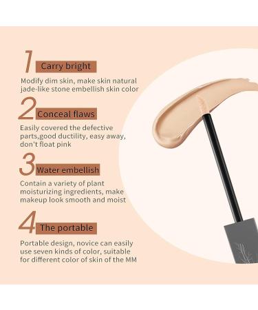 Flash Moment Silky Liquid Concealer - Full Coverage for Dark Circles & Acne - Hydrating Highlighter - 0.2 Fl Oz - Buy Online on SooperMarket.com