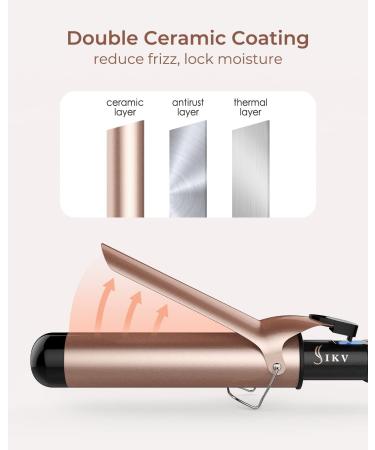 1.75 Inch Extra Long Barrel Curling Iron for Long Hair - Ceramic Tourmaline - Buy Online on SooperMarket.com