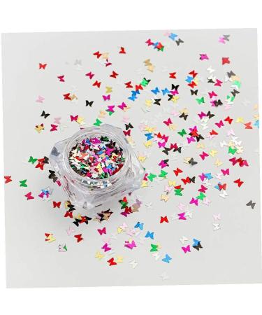 1 Box Nails Art Pretty Nail Art Flakes Glitter Sequins Sparkle Colorful Paillette Craft Diy Decorations - Buy Online on SooperMarket.com