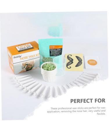 Hair Removal Wax Kit - Nose Hair Removal Wax Beans & Multipurpose Cleaning Set for Smooth Skin - Buy Online on SooperMarket.com