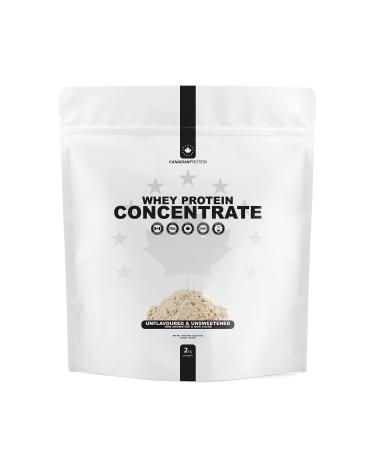 Canadian Protein Whey Concentrate 24g of Protein | 6 kg of Unflavoured & Unsweetened Low Carb Keto Friendly Workout Recovery Drink | Protein Powder Rich in BCAA Amino Acids