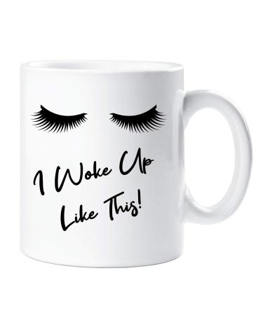 60 Second Makeover Limited Eyelashes I Woke Up Like This Mug False Eyelashes Eyelash Extension Friend Daughter