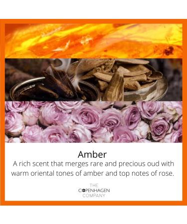 Hotel Collection Luxury Scented Candle Gift for Women | 12oz Amber | 35 Hours Burn Time | Natural Wax Blend by The Copenhagen Company - Buy Online on SooperMarket.com