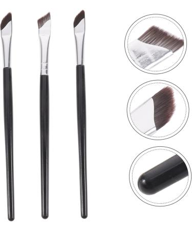 BELLIFFY 3pcs Set Eyeliner Tool Applicator Under Eye Concealer Brush Precision Concealer Brush Eye Brush Wood - Buy Online on SooperMarket.com