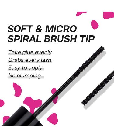 Calailis Super Strong Hold Cluster Lash Glue | 48-Hour Long-Lasting Eyelash Extension Glue | Waterproof & Fast-Drying Lash Adhesive - Buy Online on SooperMarket.com