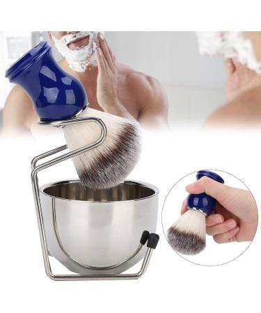 Ankroyu 3-Piece Beard Shaving Set - Stainless Steel Razor Brush & Rack - Perfect Gift for Fathers Husbands & Friends - Buy Online on SooperMarket.com