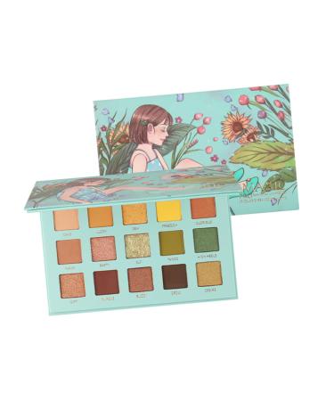 BELLIFFY 1pc 15 Cosmetic Pallet Makeup Accessories Eyeshadow Compact Eyeshadow Palette Glitter Eye Eyeshadow