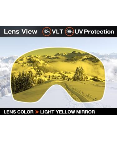Oakley A Frame Snow Goggle Ski Snowboard Zero Replacement Lens - Buy Online on SooperMarket.com